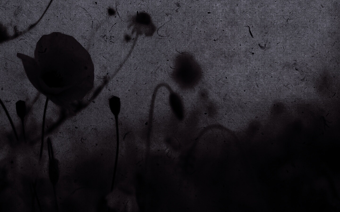 Кровавые цветы в стиле ретро обои