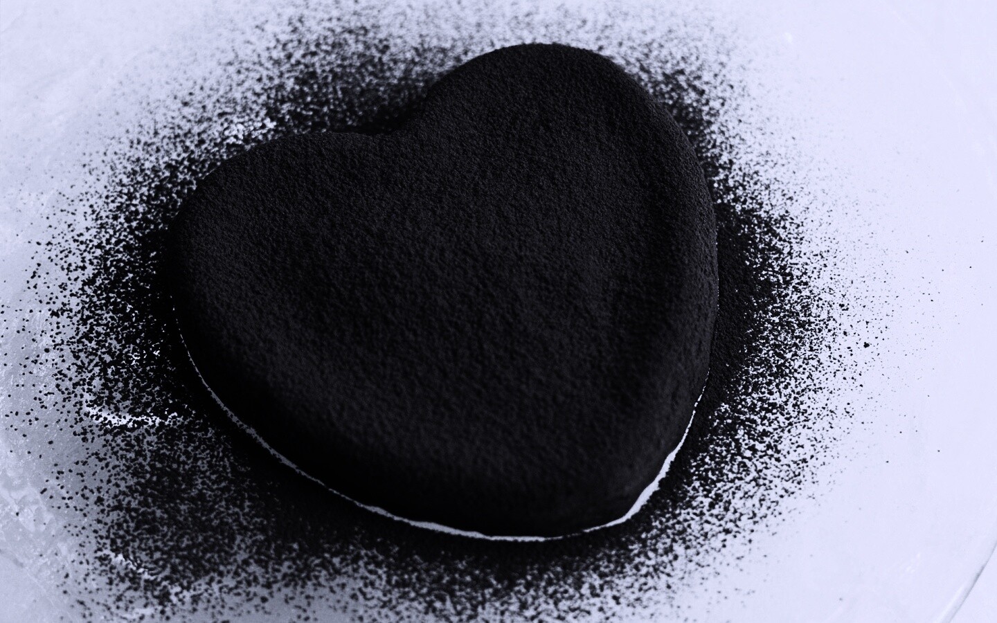 Шоколадное сердце обои