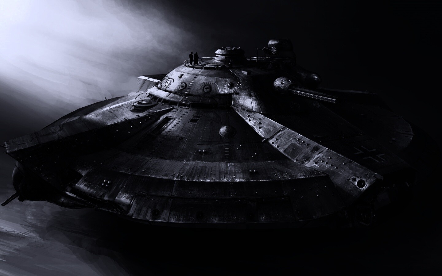 Летающая тарелка. Разработка Рейха. обои