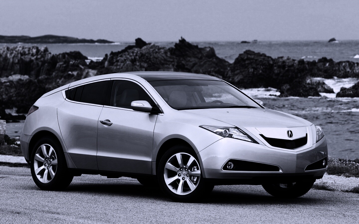 Acura на побережье обои