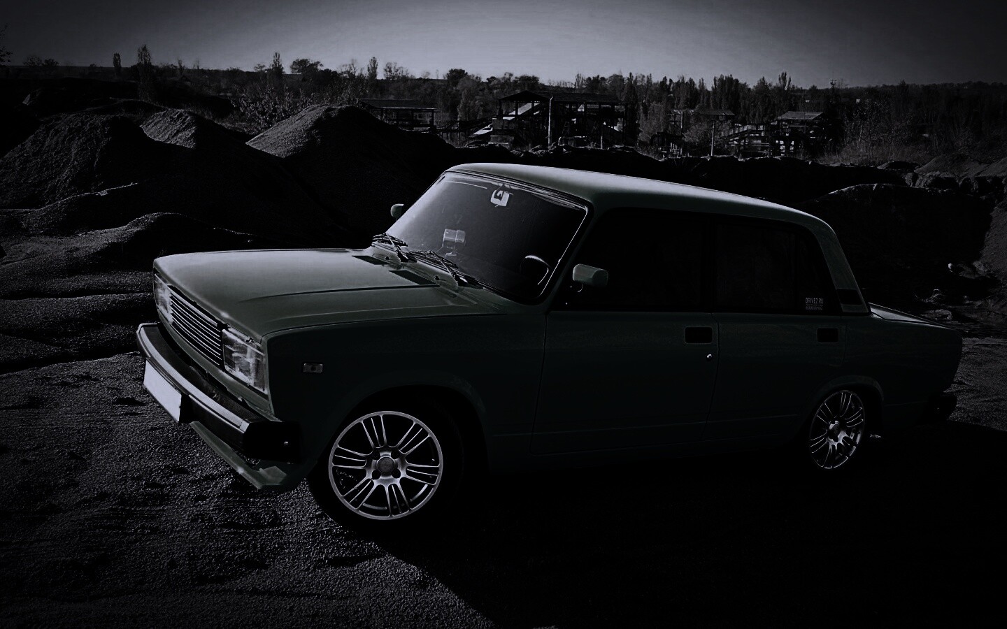 Кислотные жигули обои