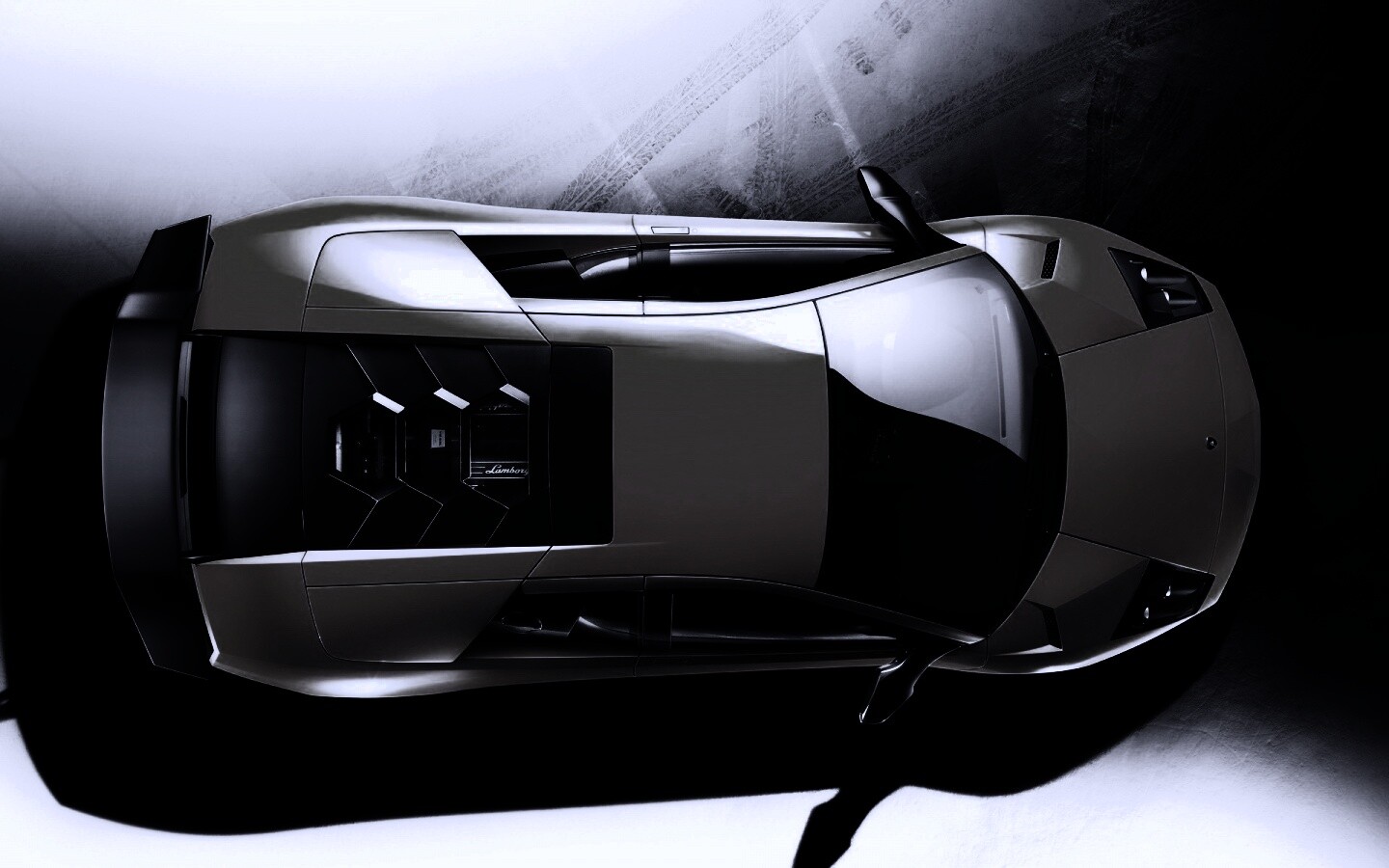 Ламборджини вид сверху обои