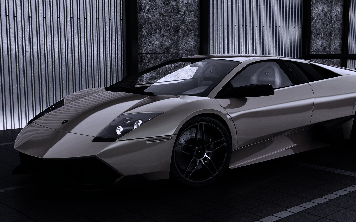 Жёлтый Ламборджини обои