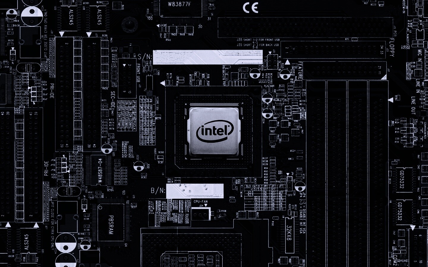Процессор от Intel обои