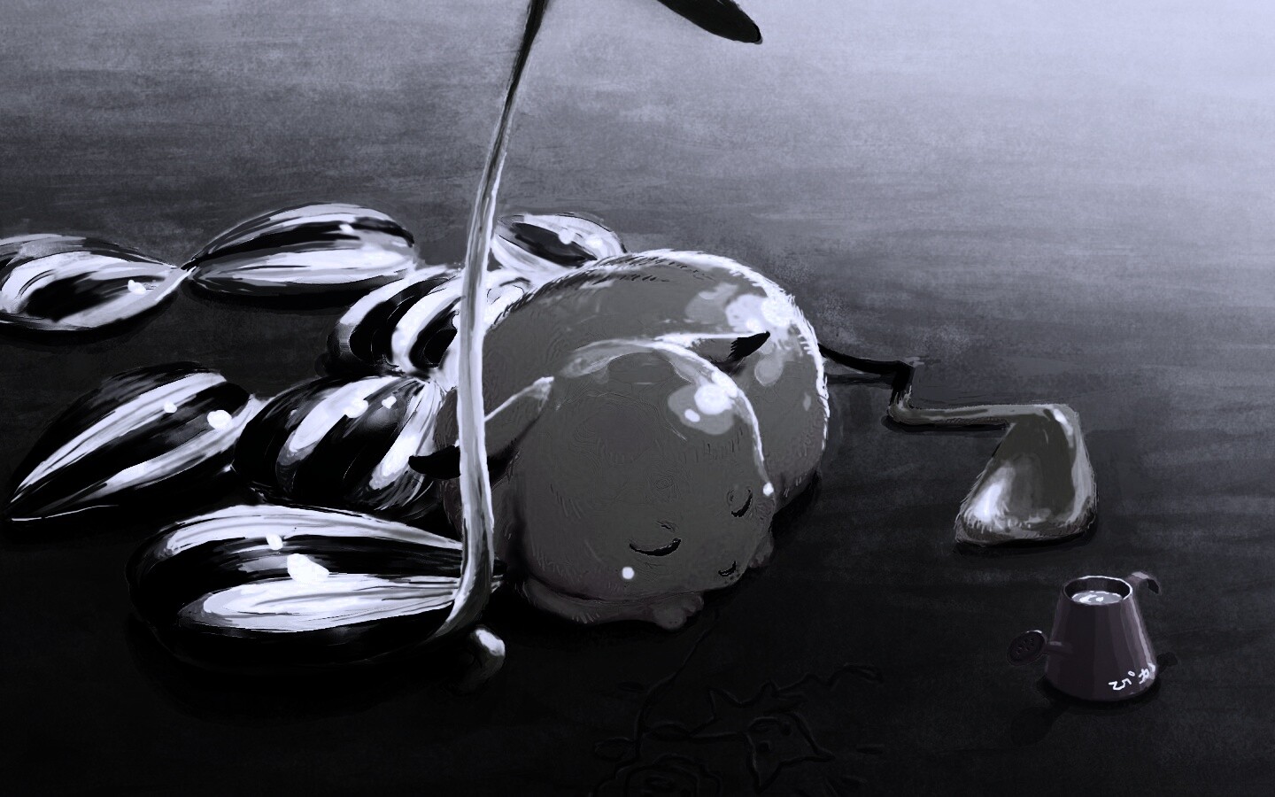 Пикачу отдыхает обои