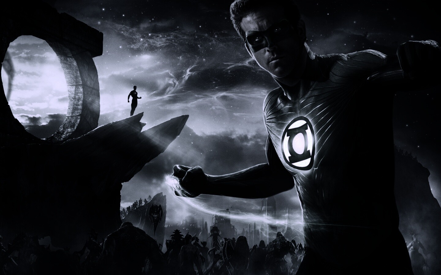 Зелёный фонарь обои