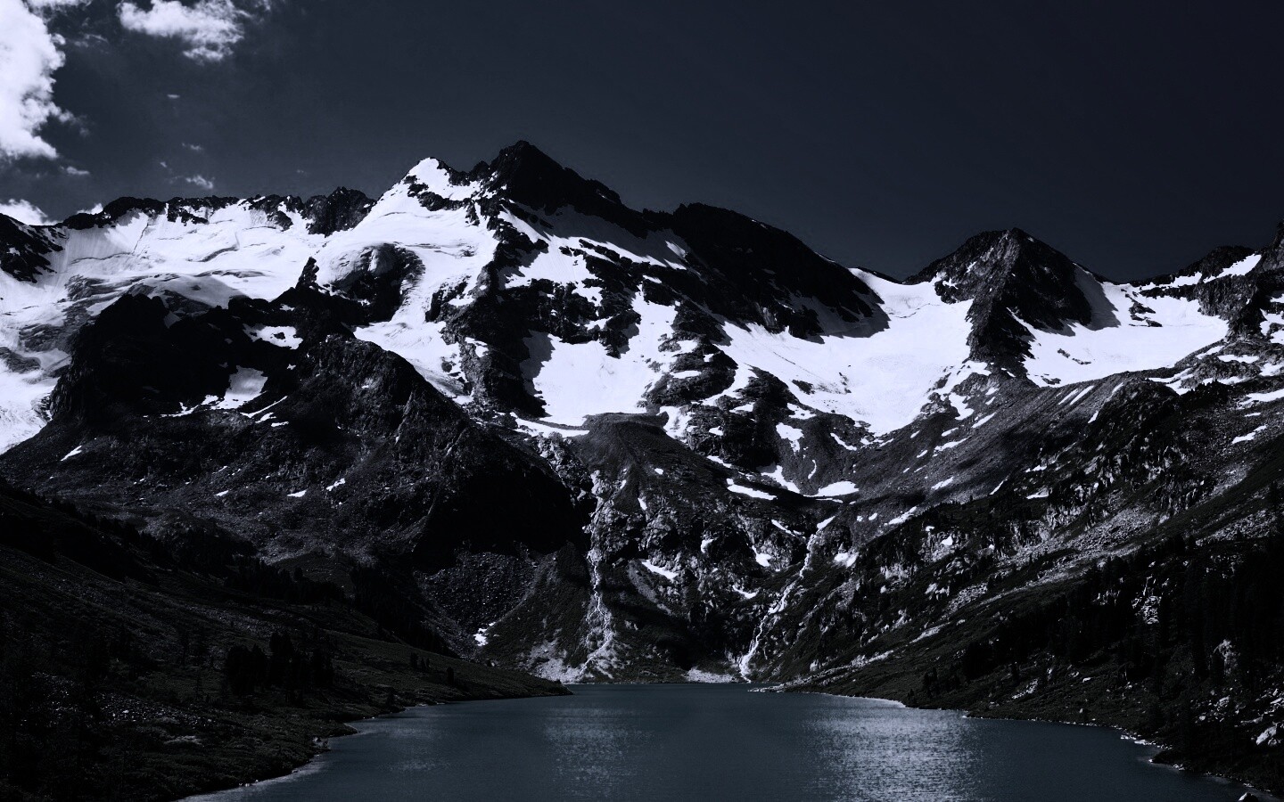 Горное озеро обои