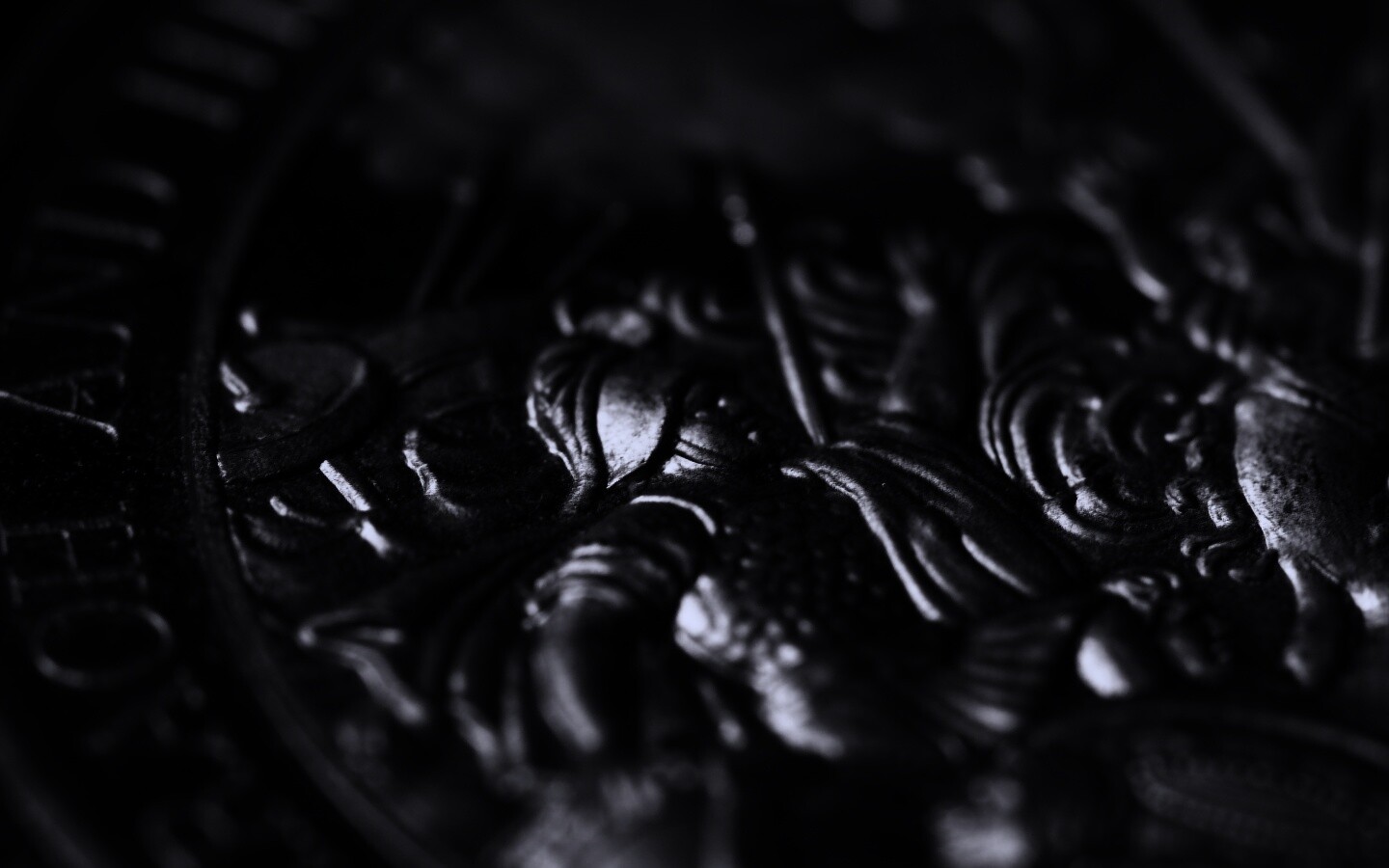 Монета в макро обои