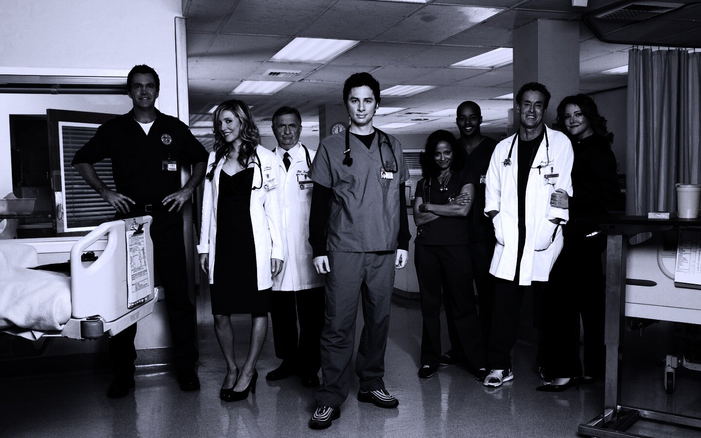 Герои сериала Клиника обои