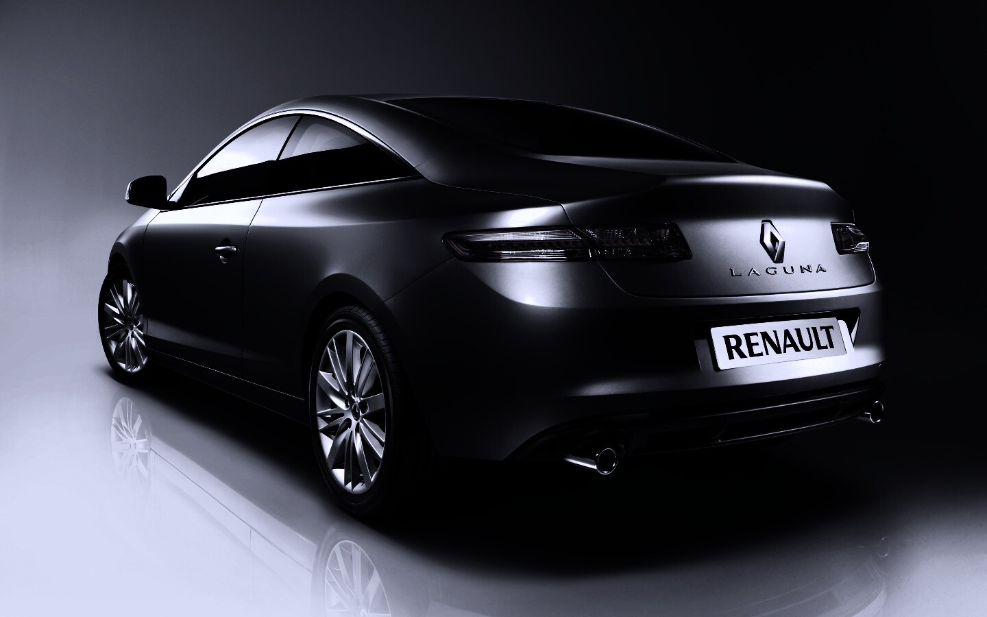 Рено Лагуна: вид сзади обои