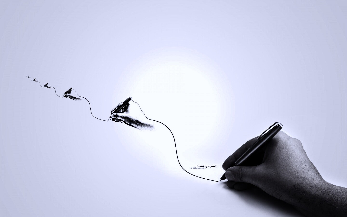 Рисунок - рекурсия обои