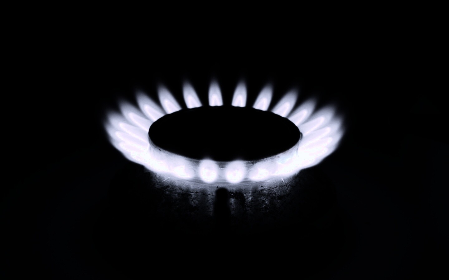 Огонь газовой конфорки обои