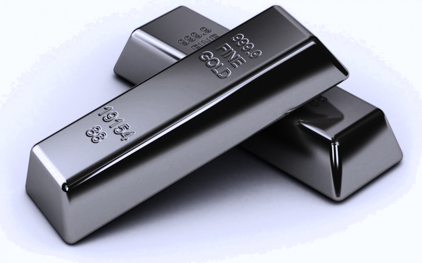 Настоящее золото в слитках обои