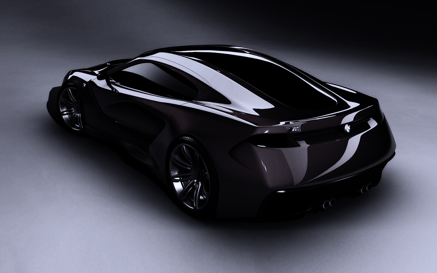 Красный концепт BMW обои