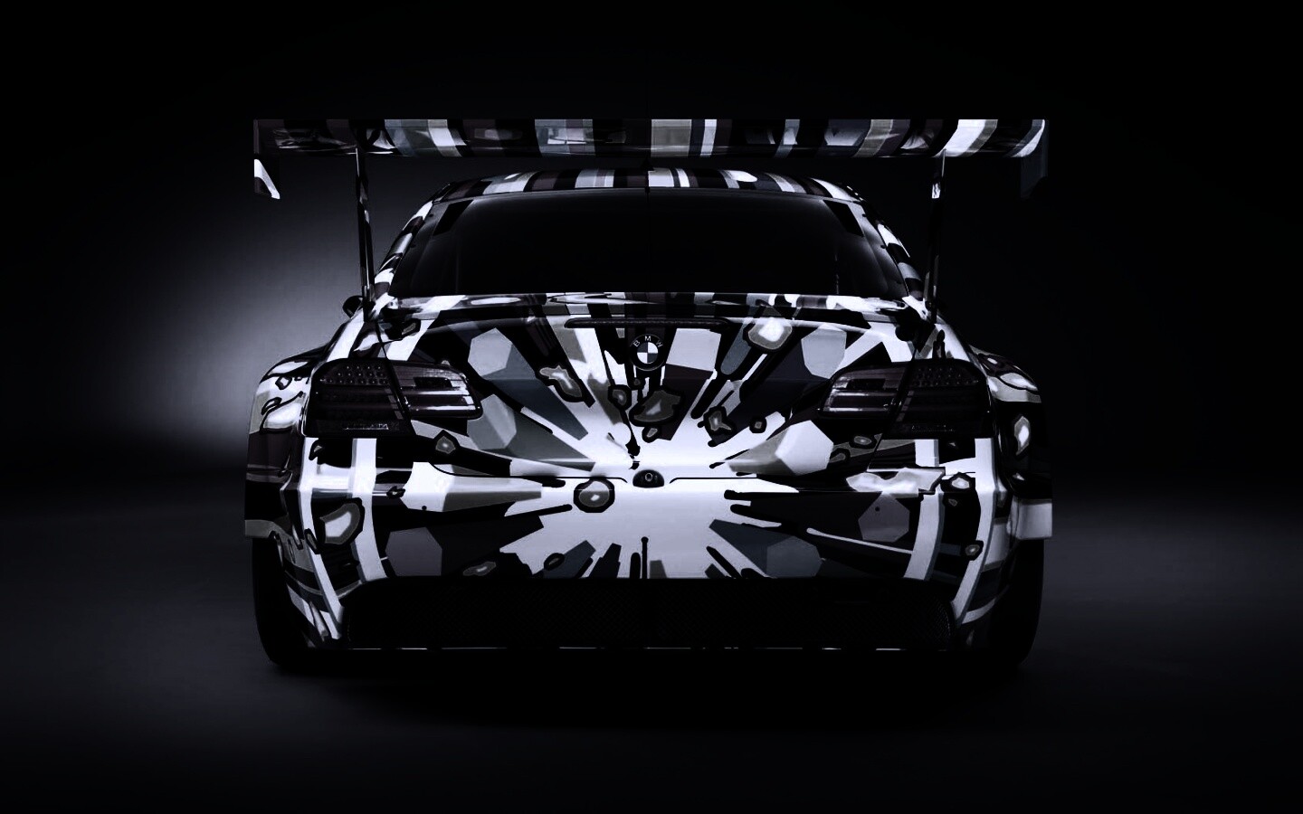 BMW  в сумасшедшем окрасе обои