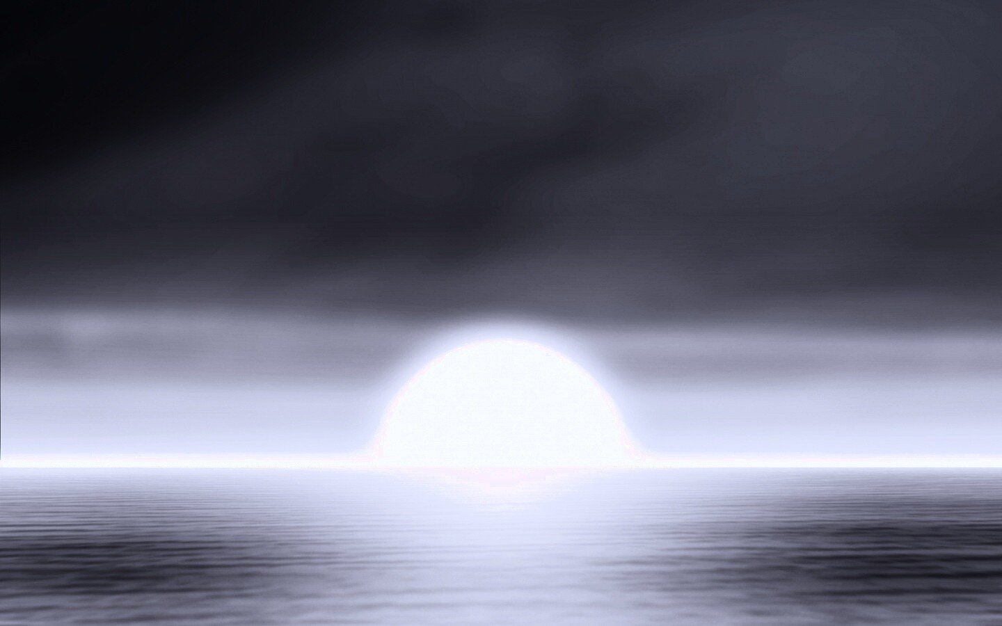 Нереальный закат обои