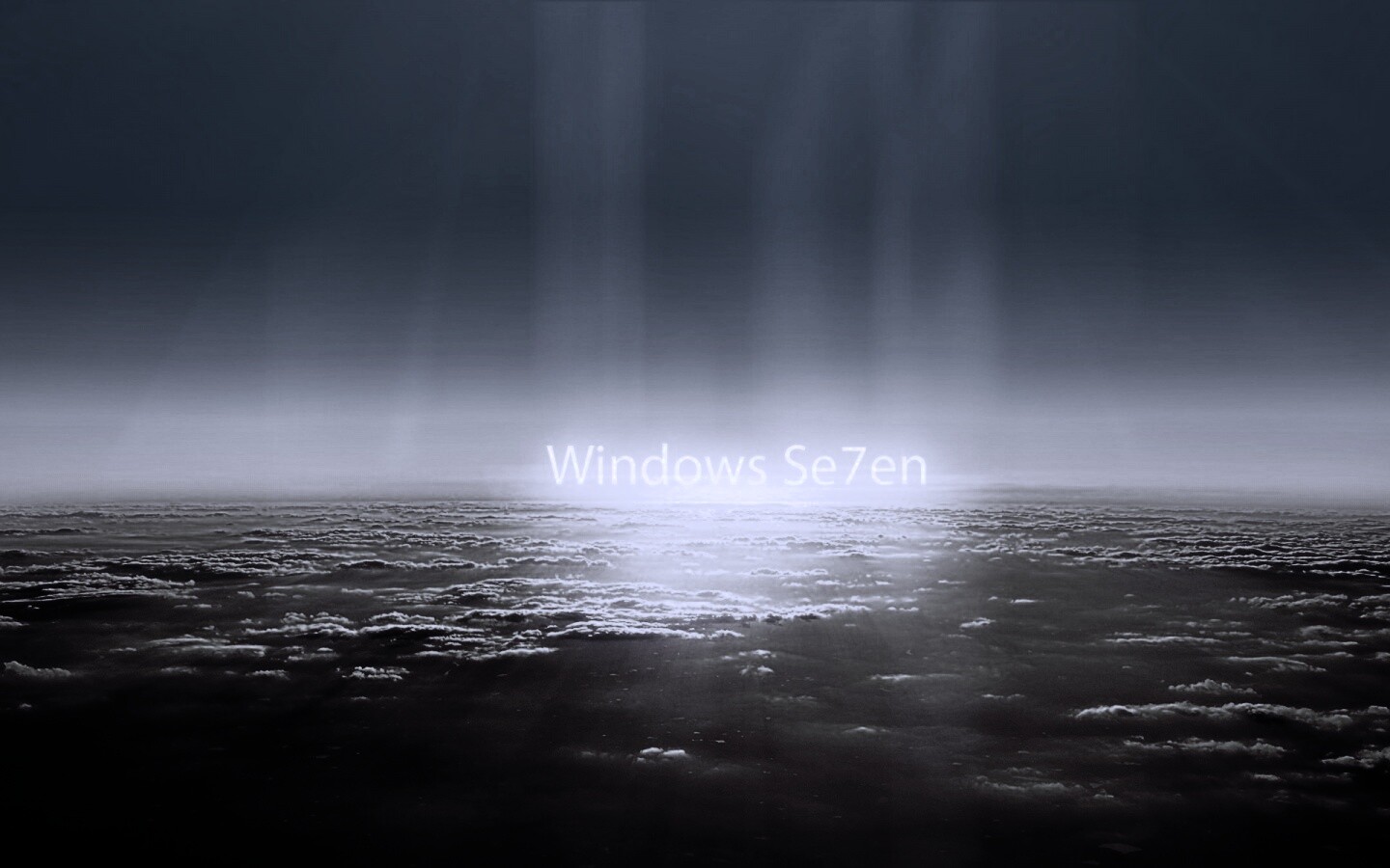 Восход над облаками обои