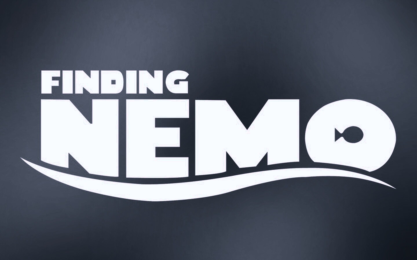 Надпись "В поисках Немо" обои