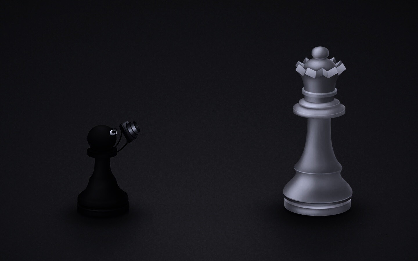 Пешка фотографирует короля обои