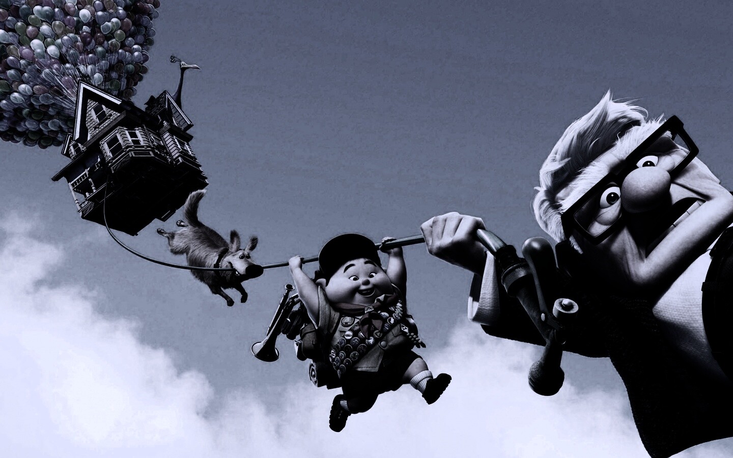 Персонажи мультфильма Up обои