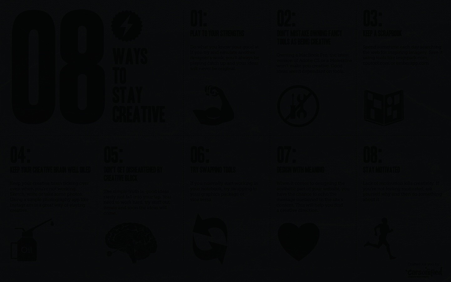 8 способов оставаться креативным обои