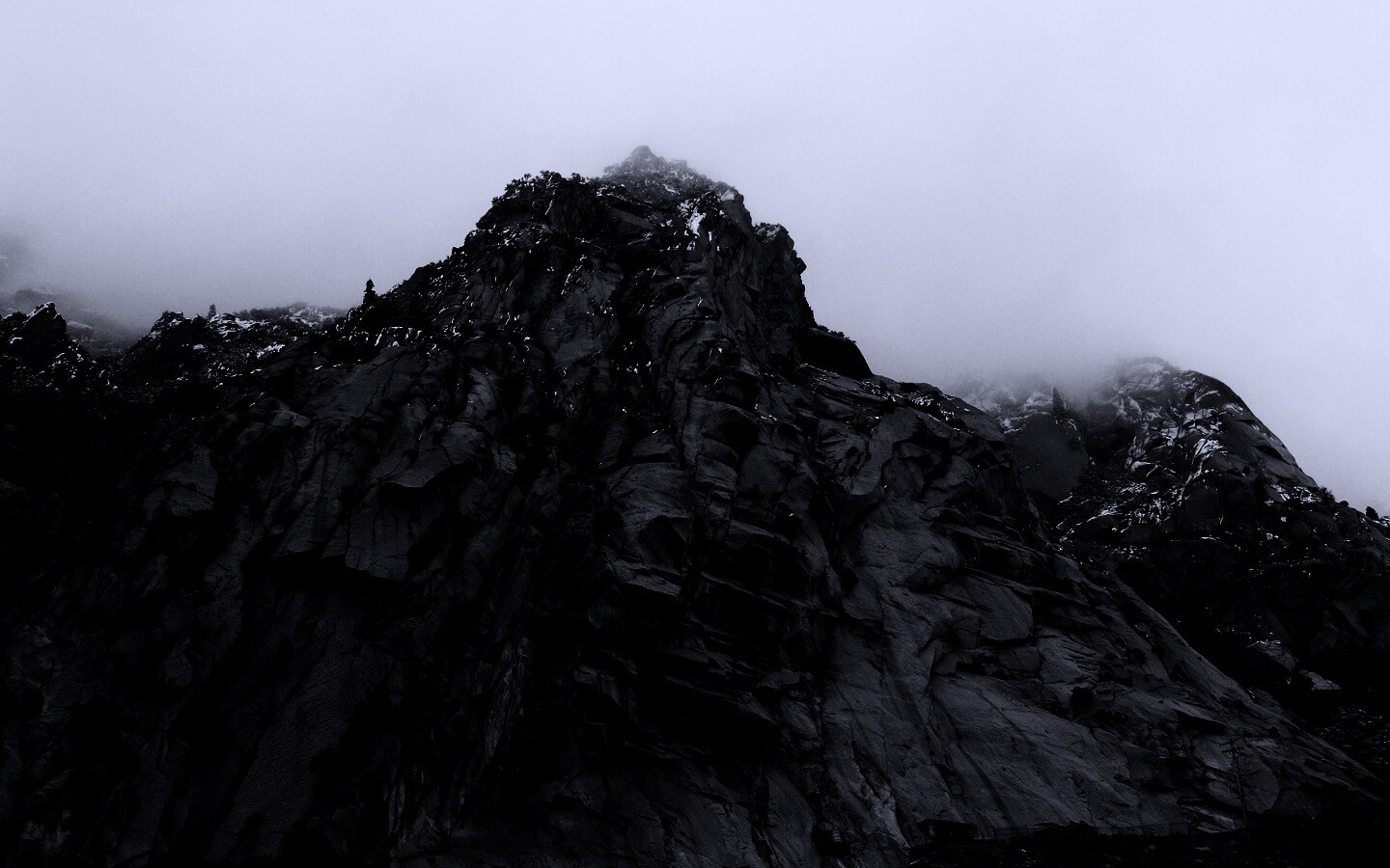 Отвесная скала обои