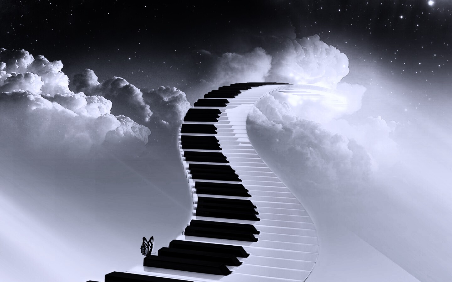 Музыка, которая ведёт нас на седьмое небо обои