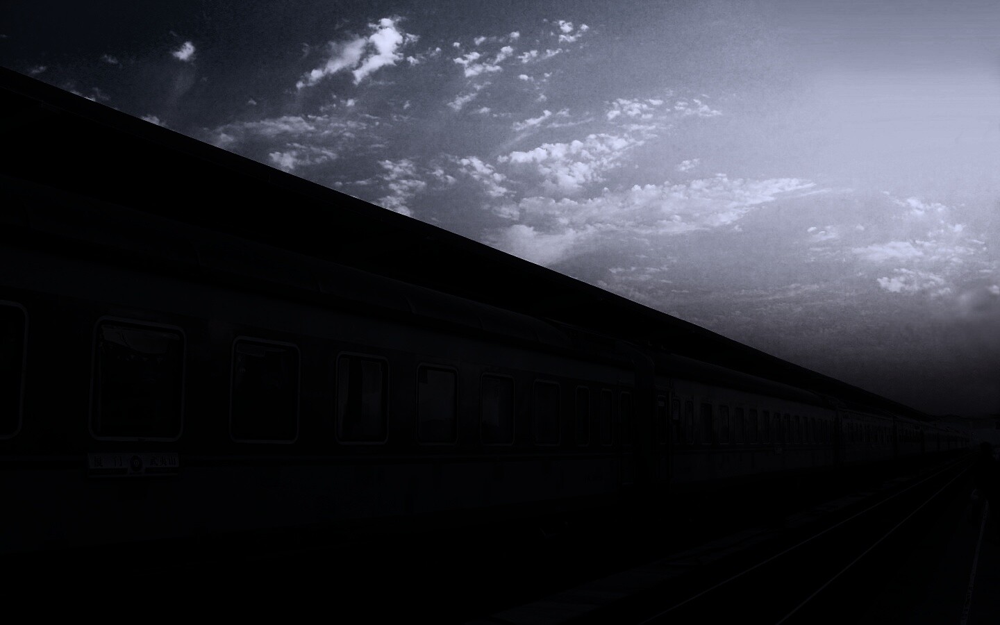 Пассажирский состав обои