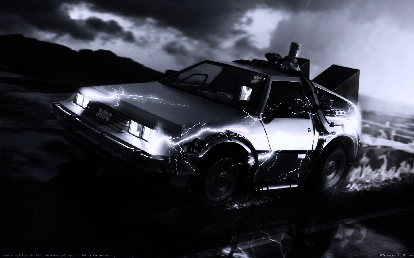 Машина времени обои