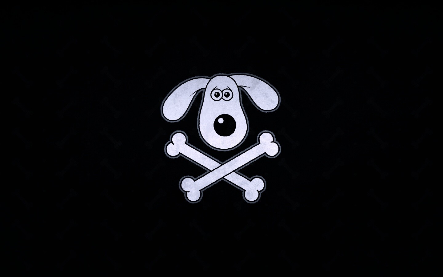 Громит и пересеченные кости обои