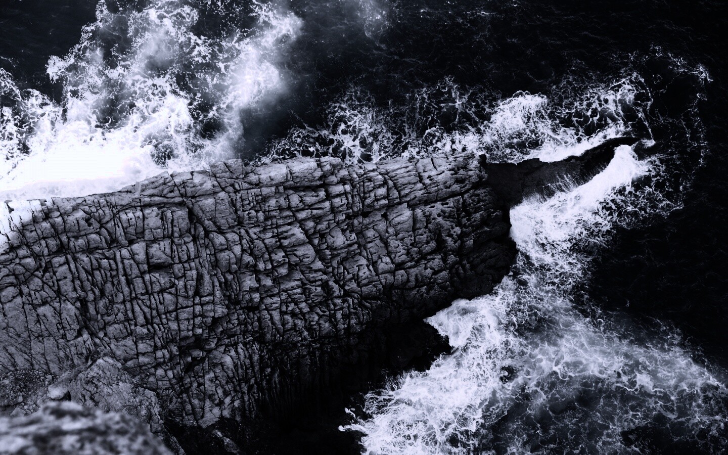 Водораздел в море обои