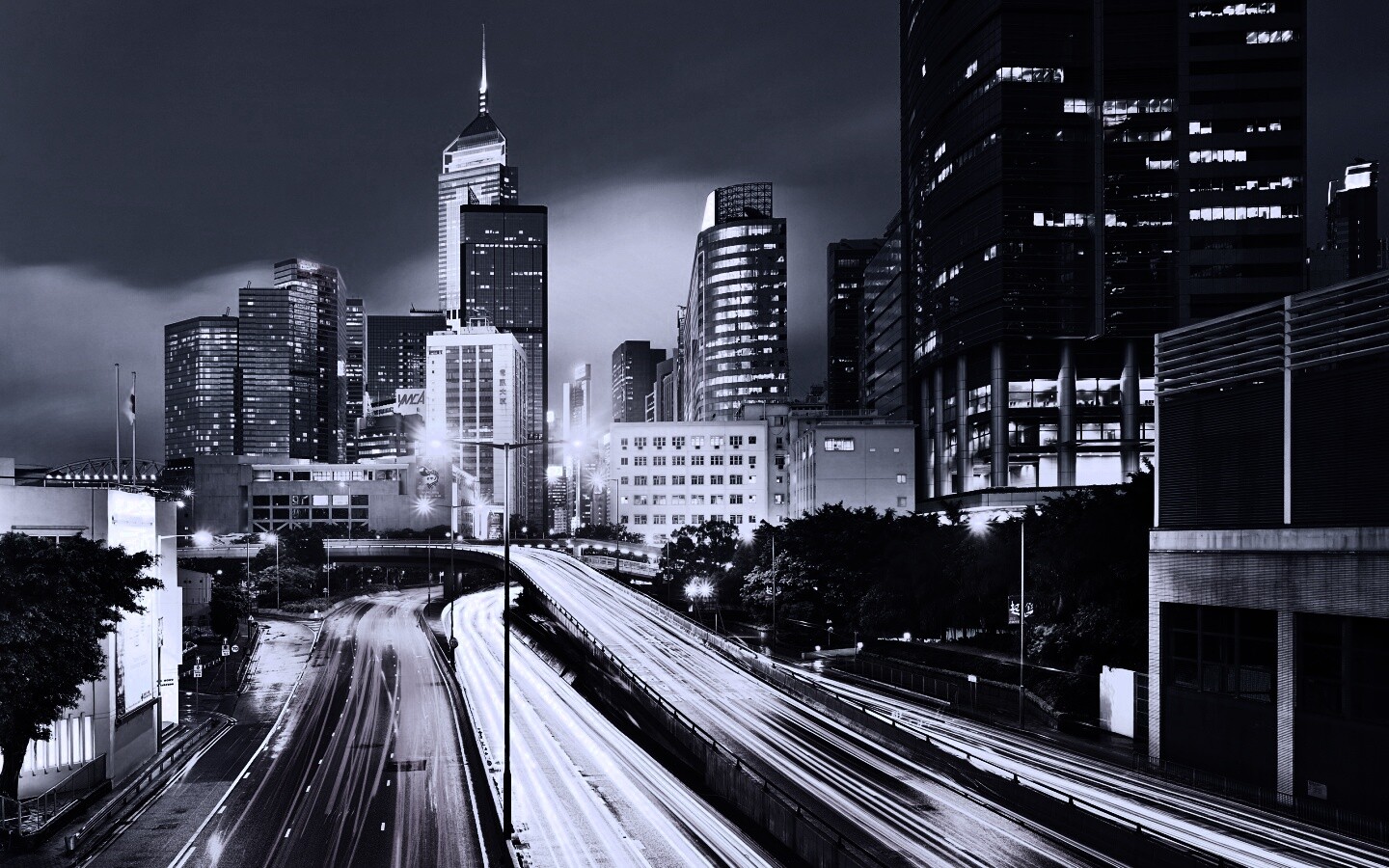 Огни Гонконга обои