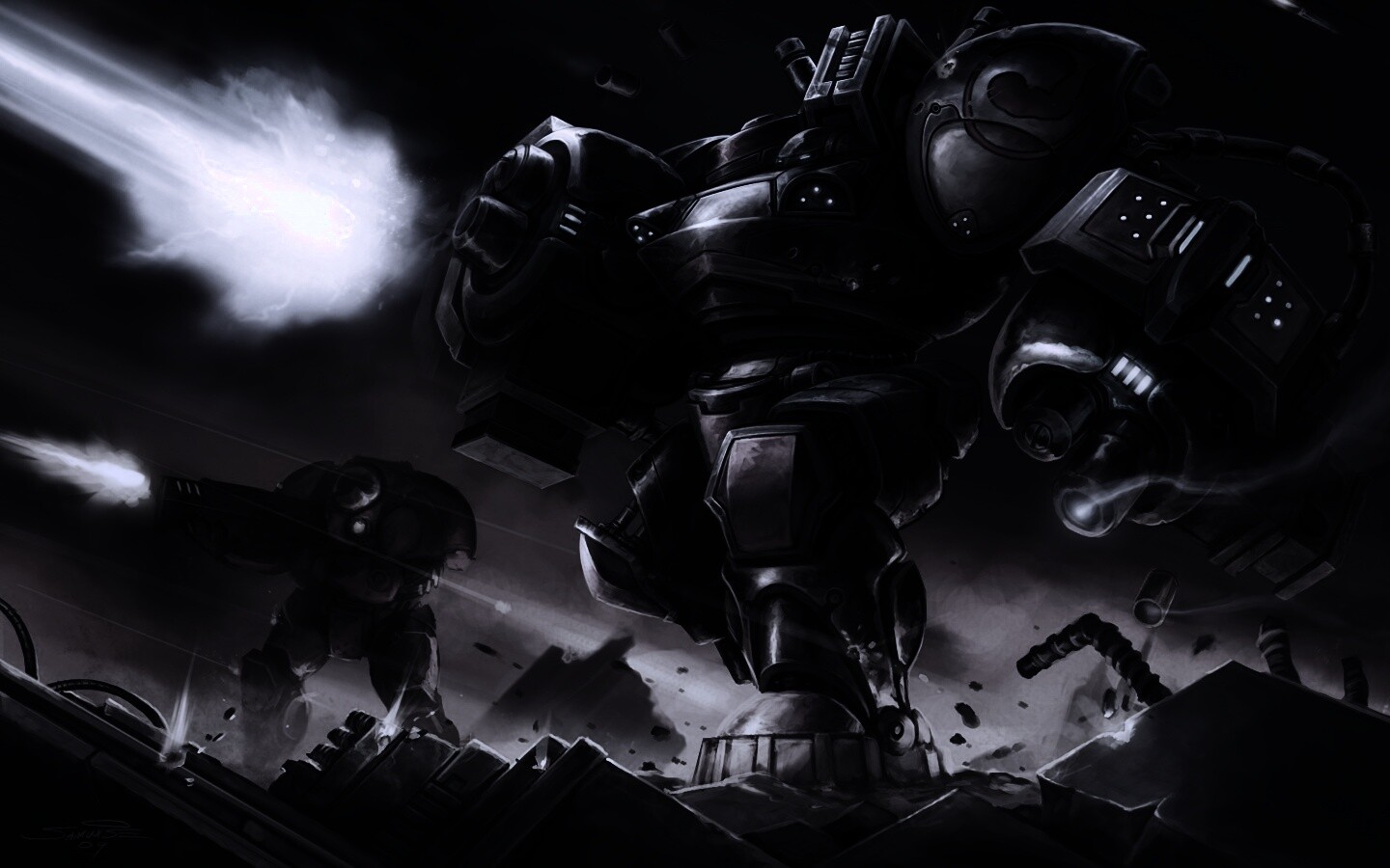 Терраны из StarCraft обои