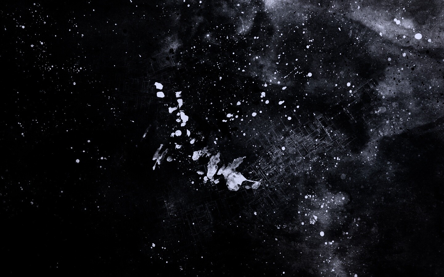 Паттер из красок и штрихов обои