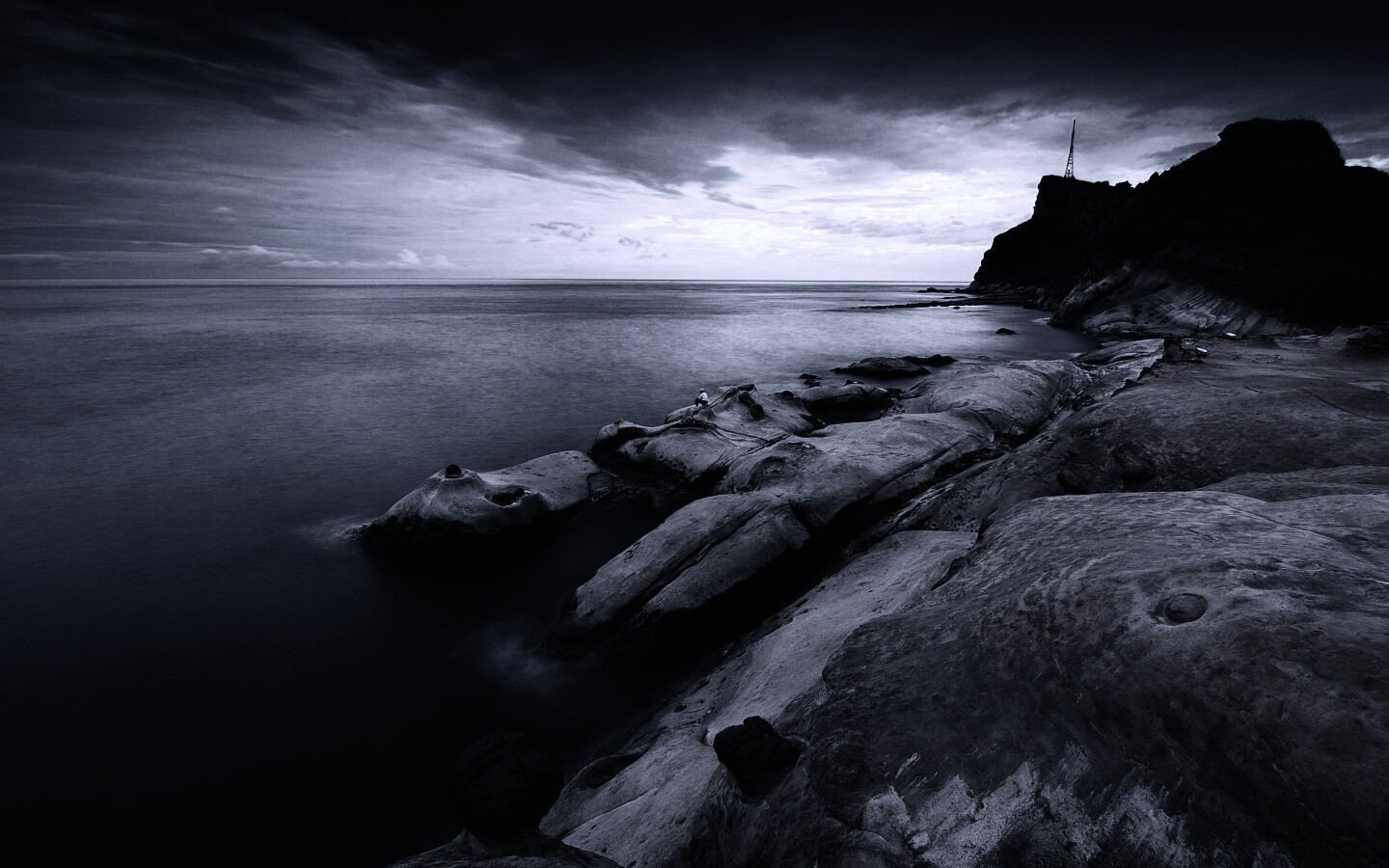 Замерзший мыс где-то там обои