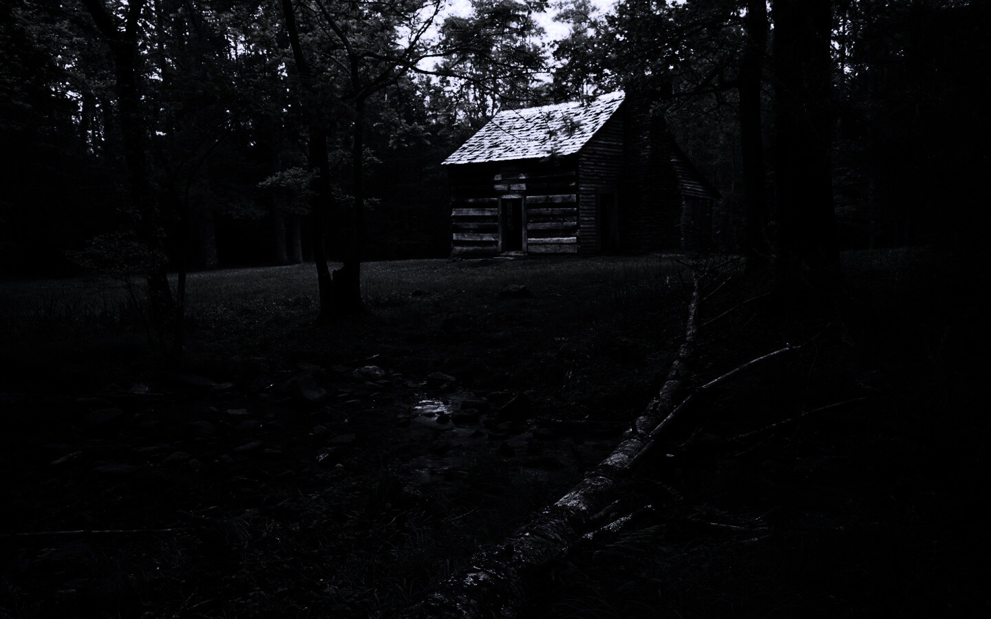 Домик в лесу обои