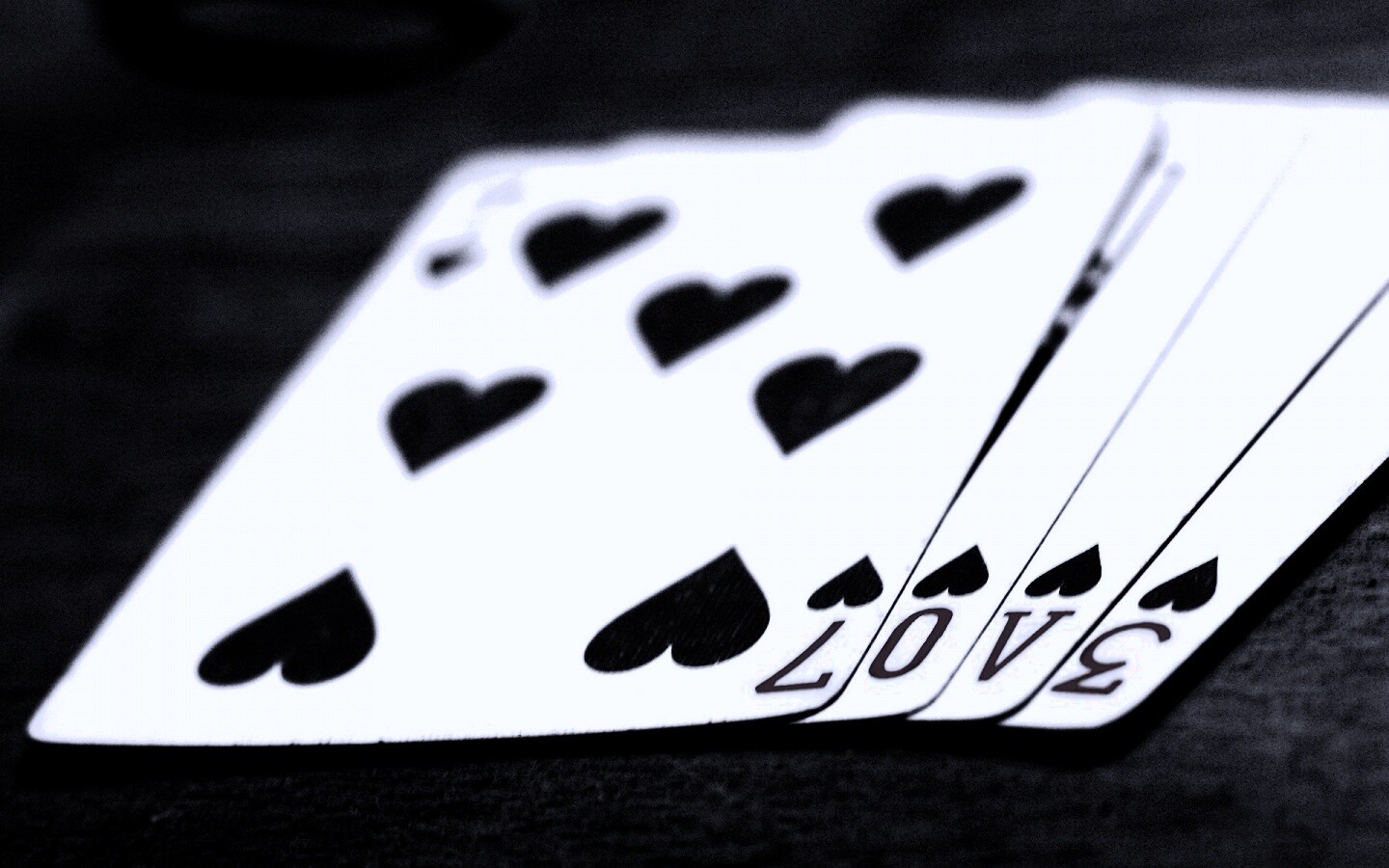 Любовь и карты обои