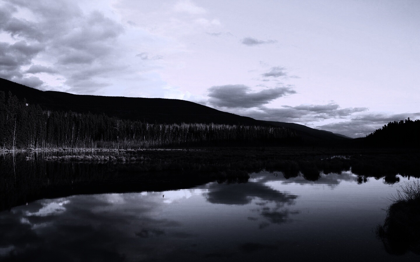 Осеннее озеро обои