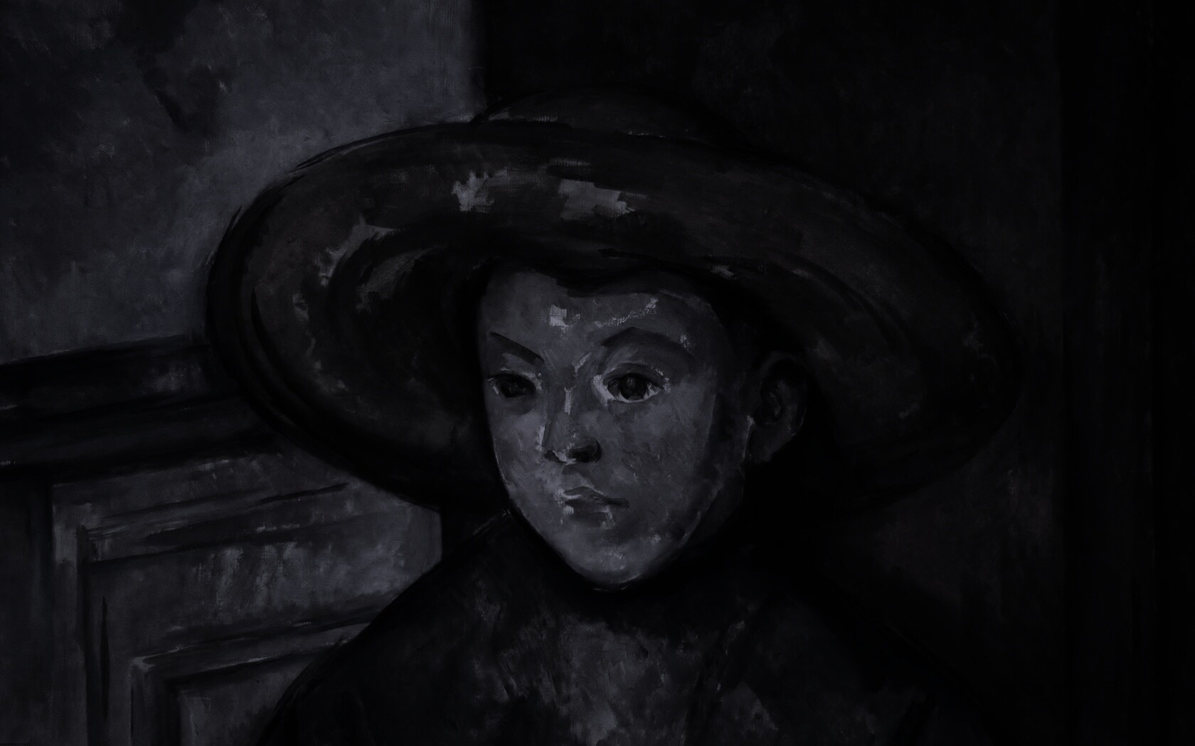 Мальчик в шляпе обои