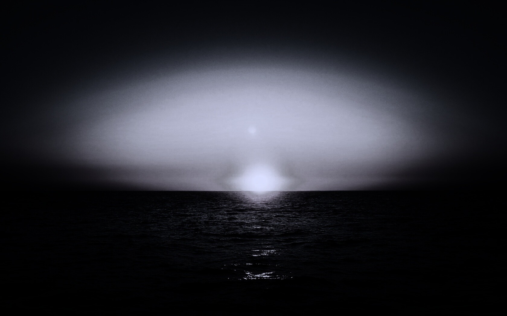 Заходящее солнце обои