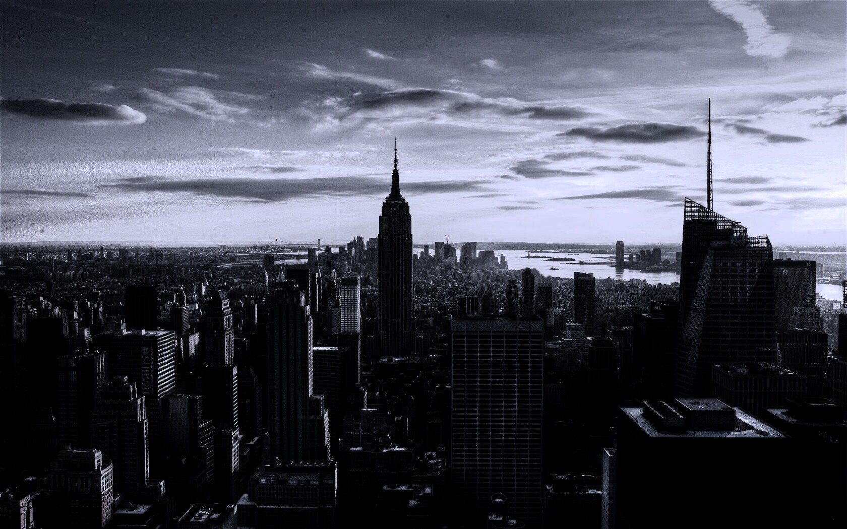 Большой город обои