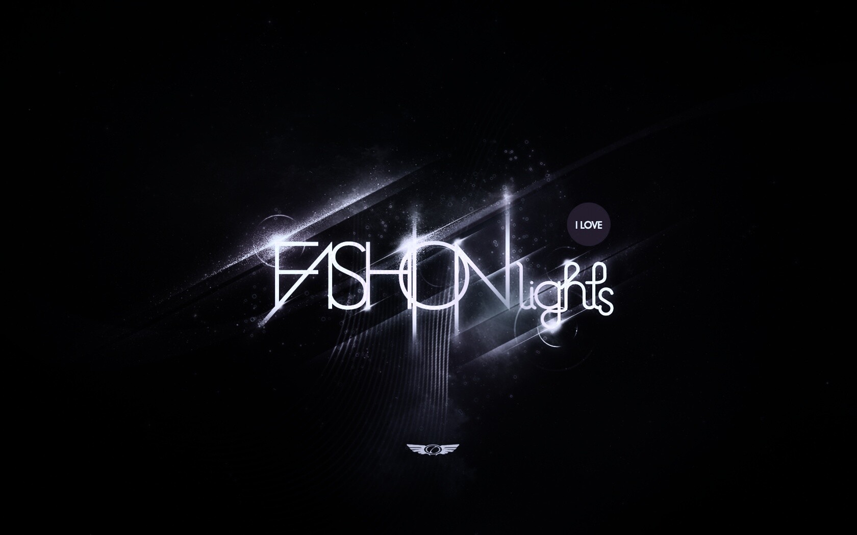 I love fashion lights обои