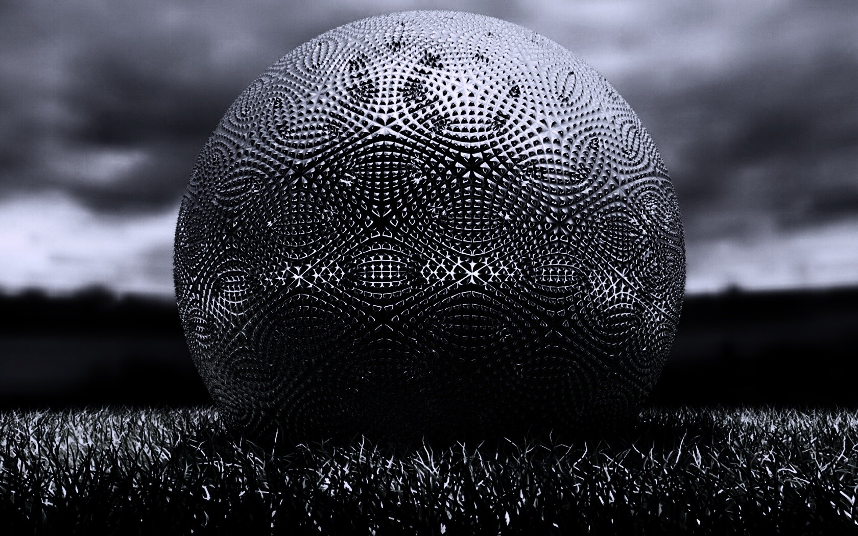 Металлический мяч для гольфа обои