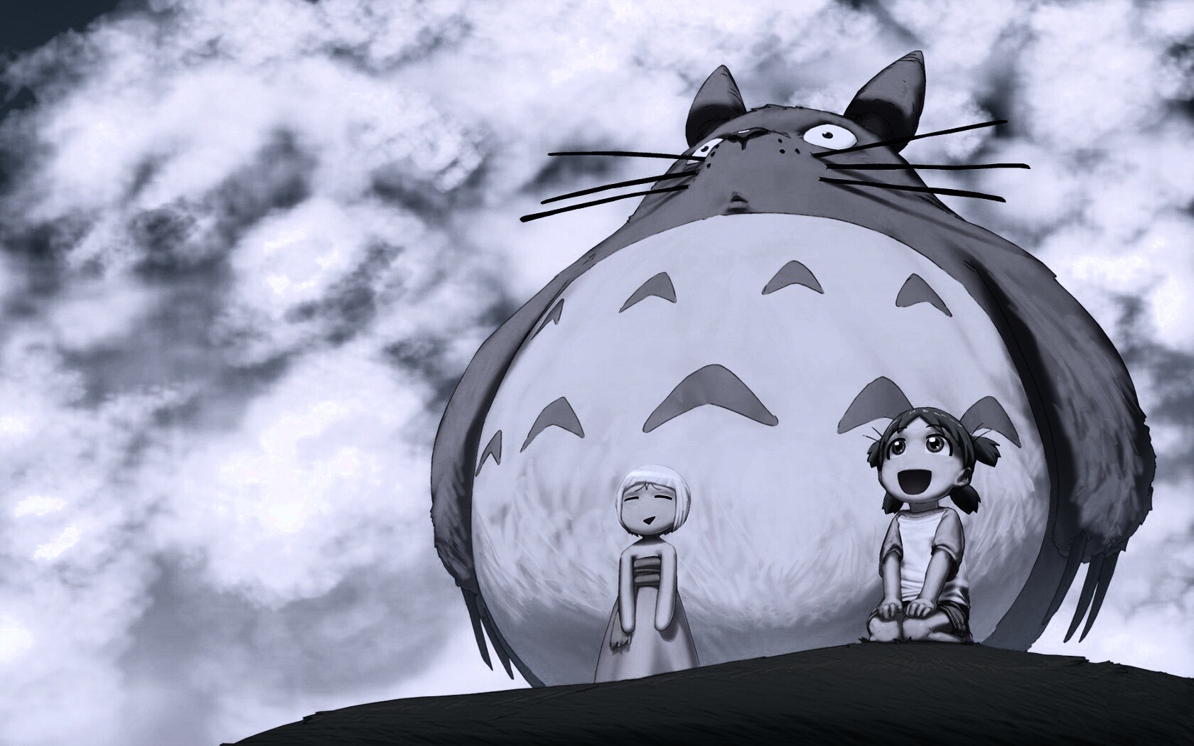 Дети с толстой мышью обои