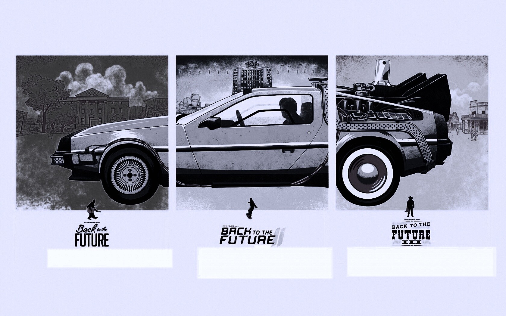 Делориан из Назад в будущее обои