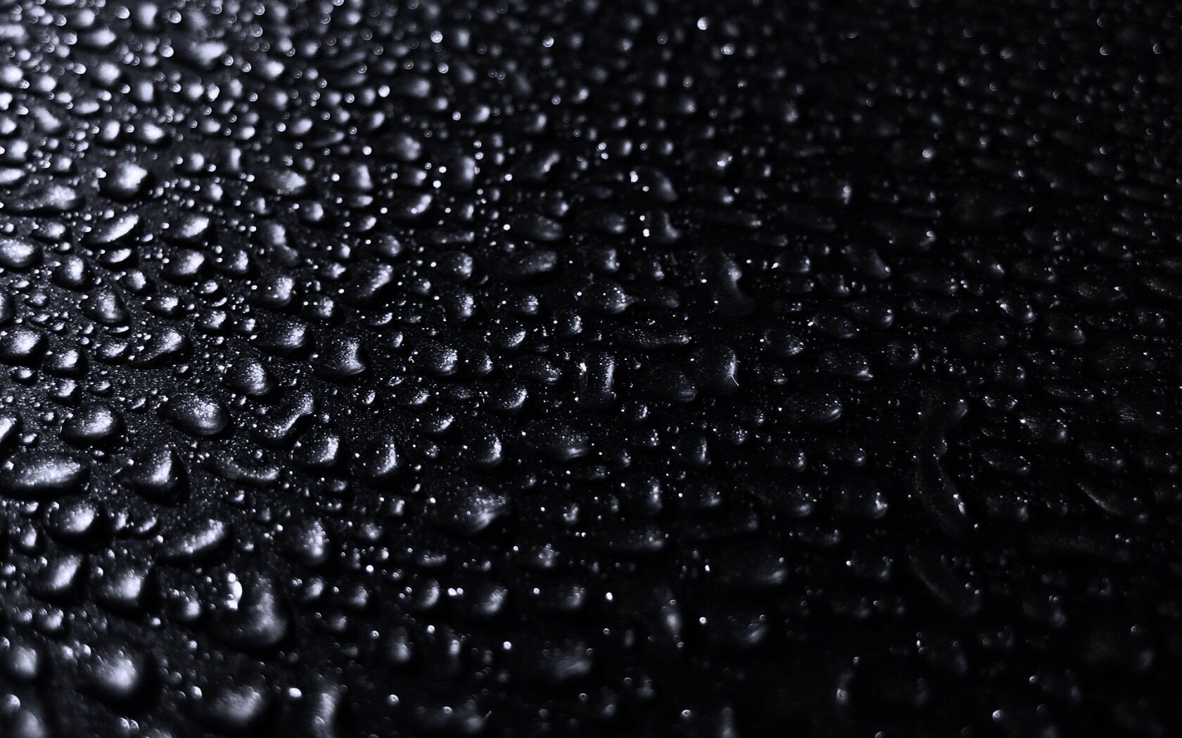 Вода собирается в капли обои