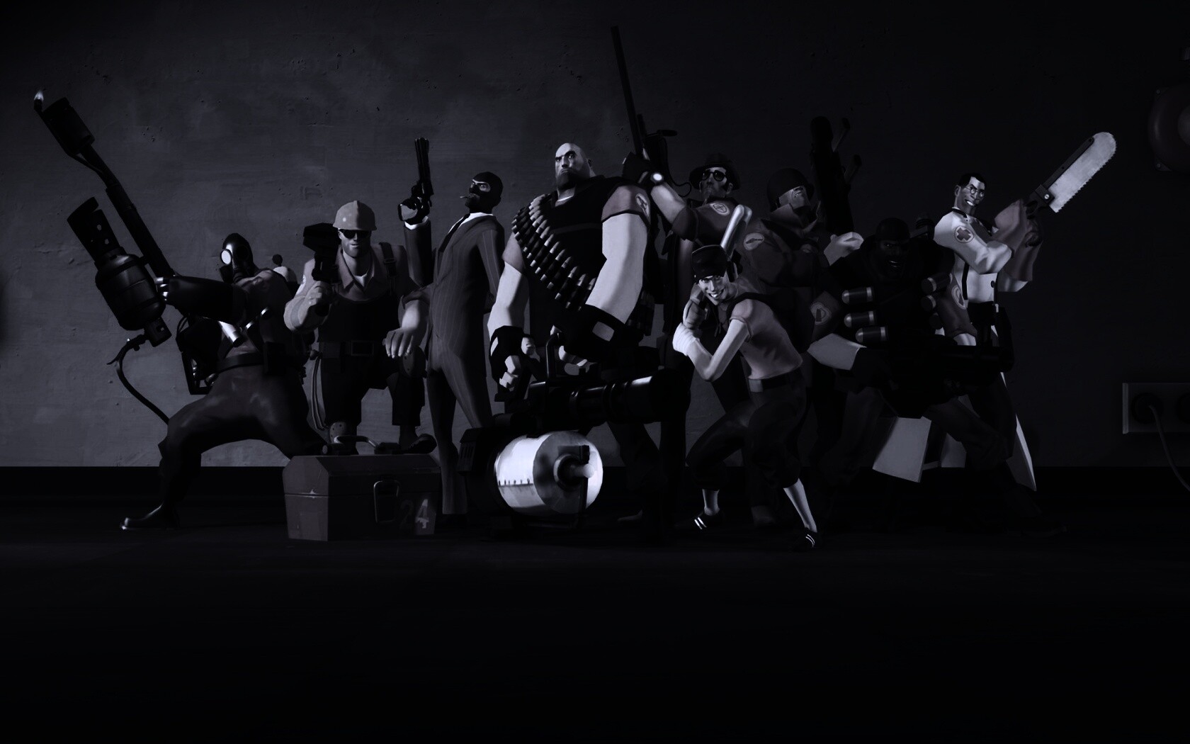 Герои игры Team Fortress 2 обои