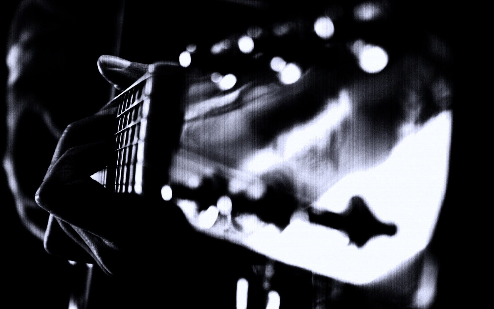 Игра на гитаре обои