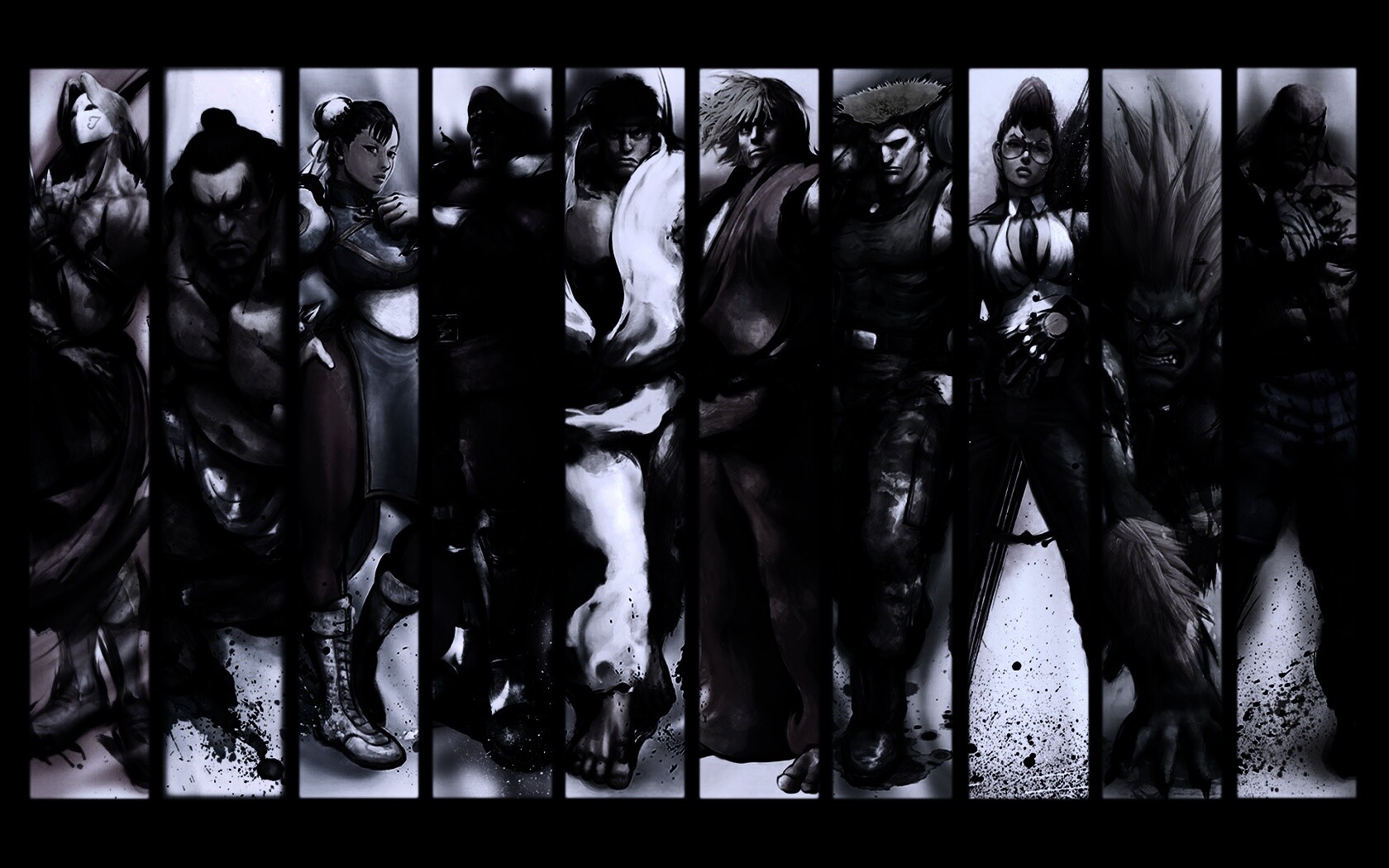 Герои игры Street FIghter обои