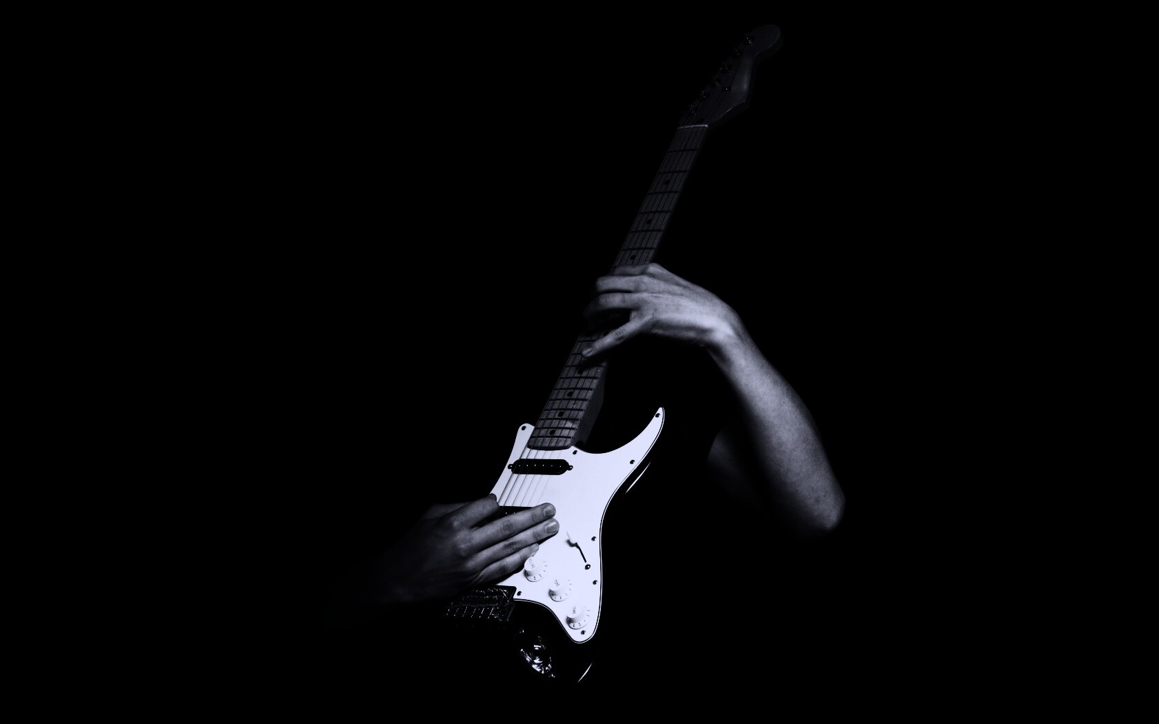 Игра на электрогитаре обои
